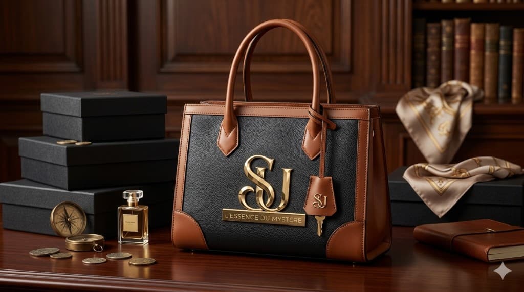 SU Heritage Fold leather bag on classic desk